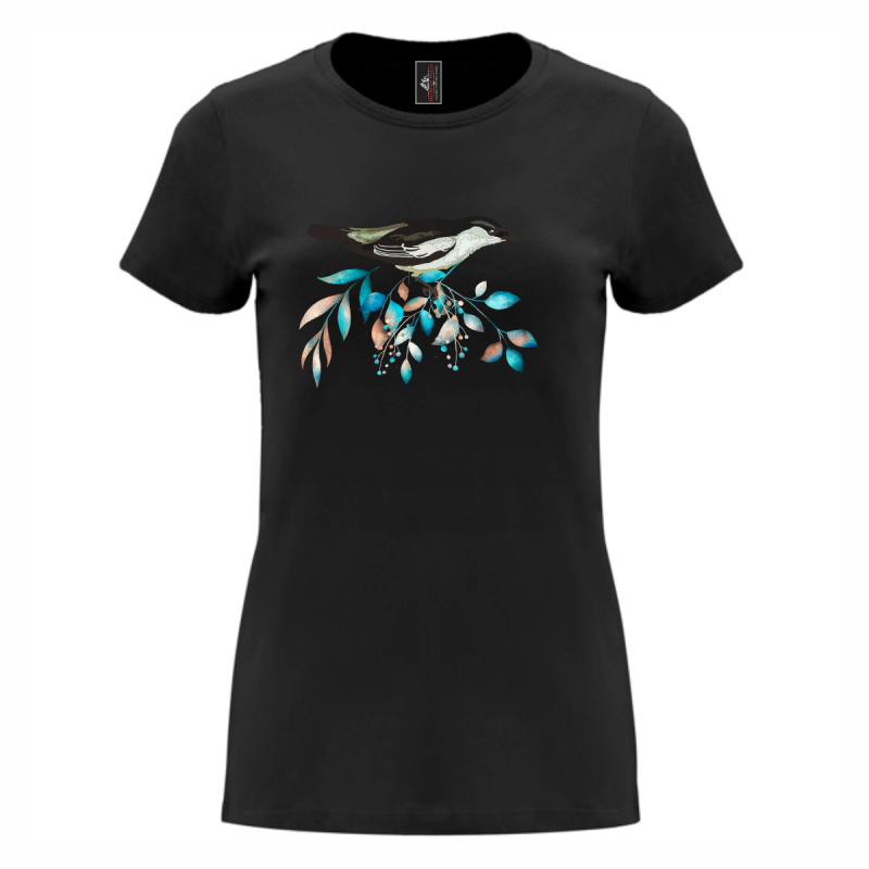 Murphy Hills Bird Tree Ladies White T-Shirts I