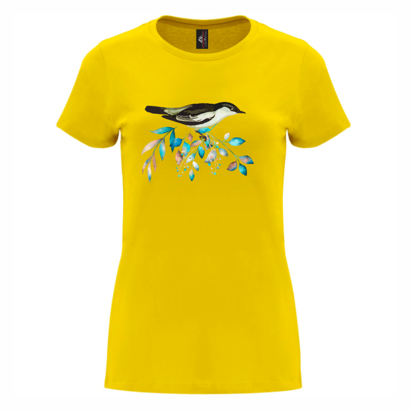 Murphy Hills Bird Tree Ladies White T-Shirts I